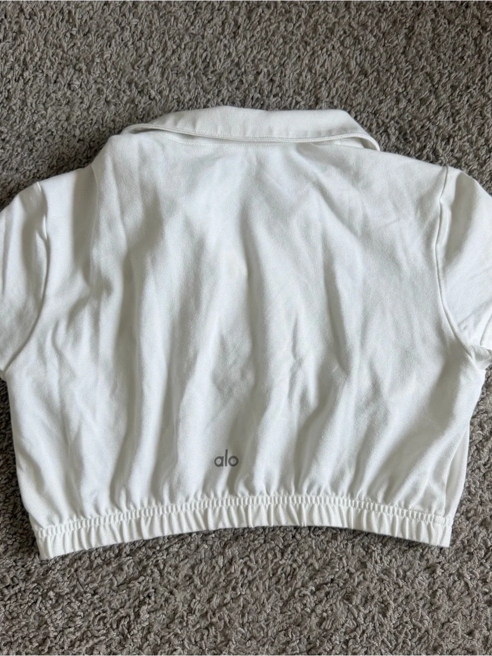 Alo Yoga Cropped Prestige Polo